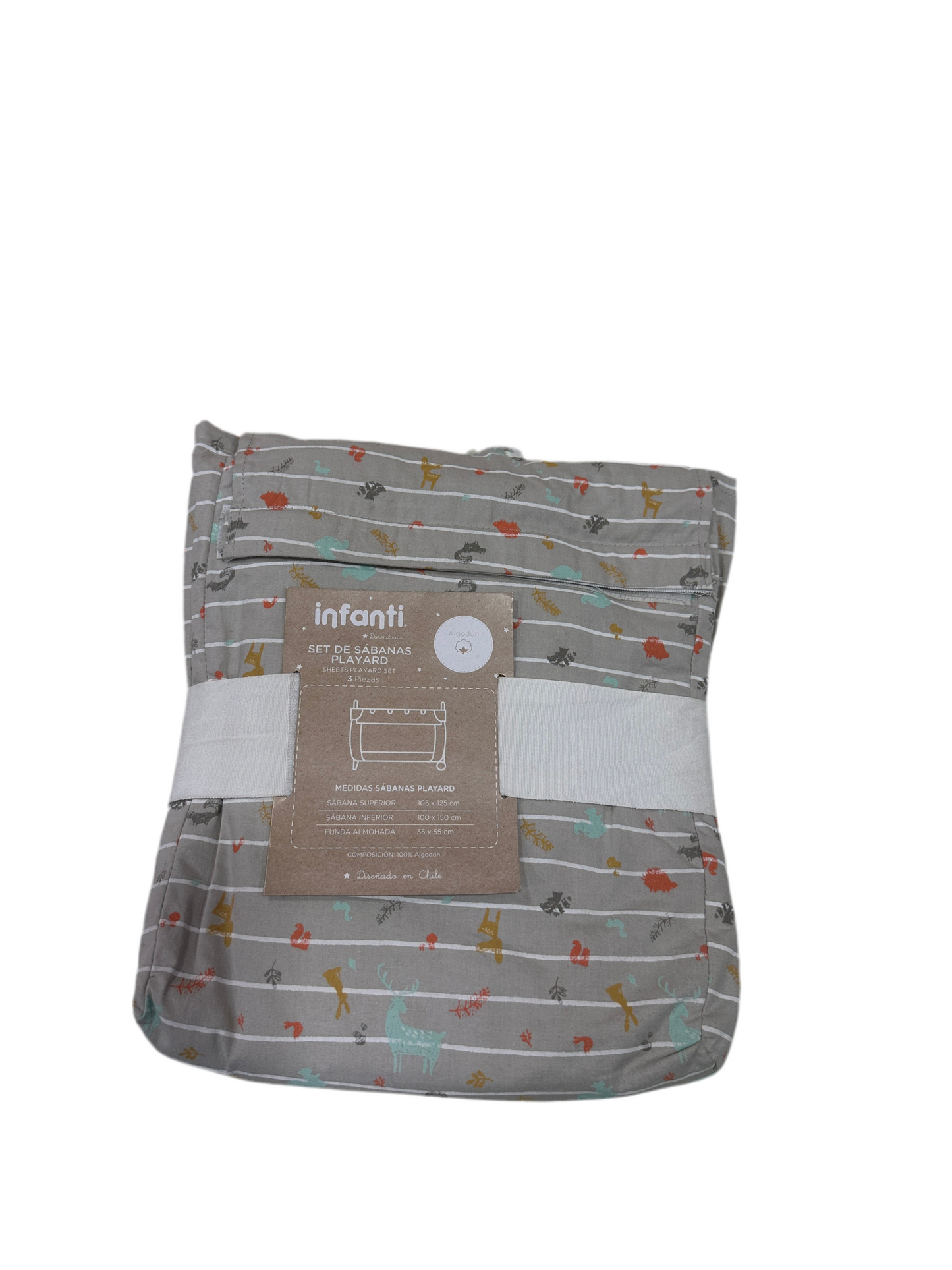 Set de Sábanas Playard Infanti – 3 Piezas