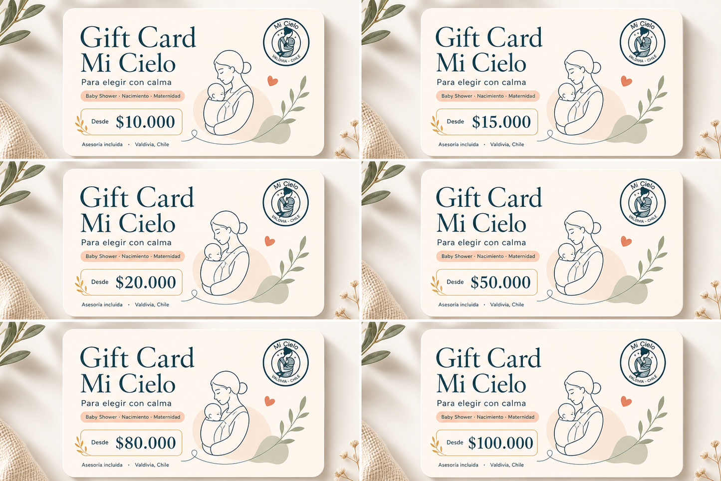 Gift Card Mi Cielo