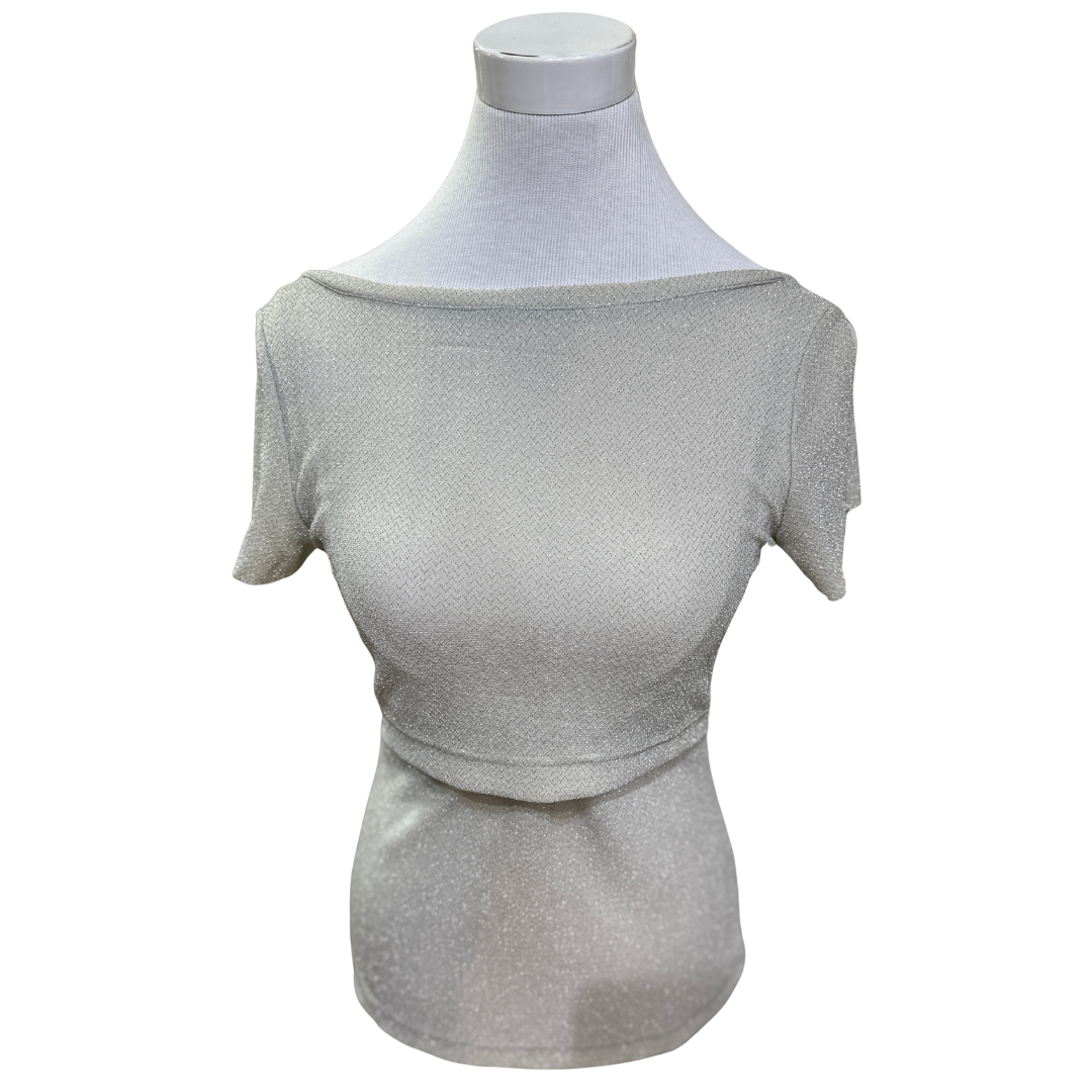Polera de Lactancia con Brillos – Elegante, Fresca y Cómoda