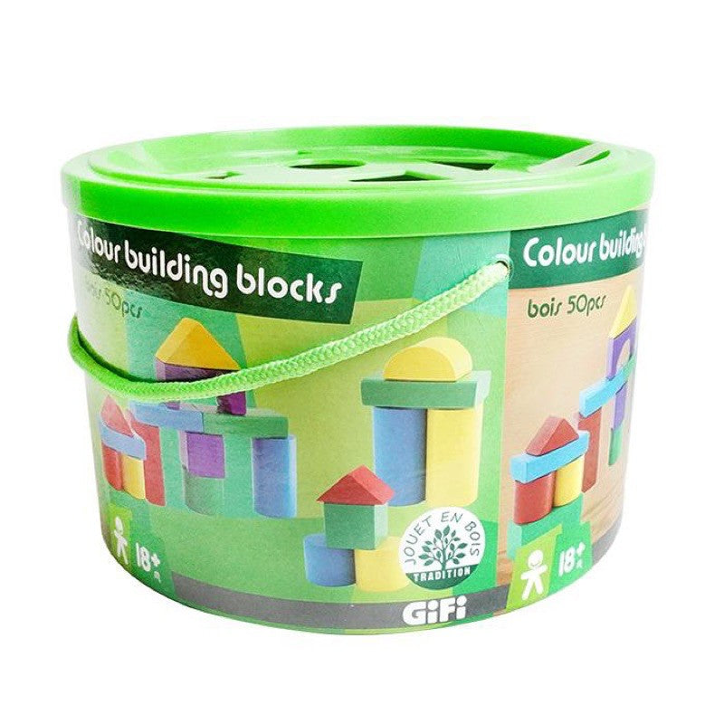 Bloques de Madera - Box 50 Piezas