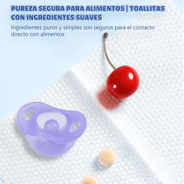 PACK 3 TOALLITAS HÚMEDAS AIWIBI 99,91% AGUA 80 UNIDADES