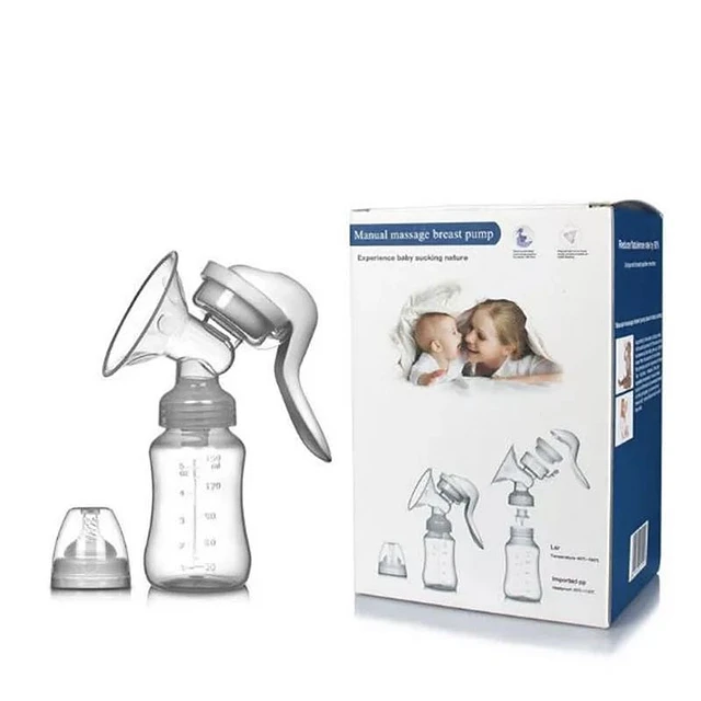 Extractor de leche manual con tetina incluida para biberón
