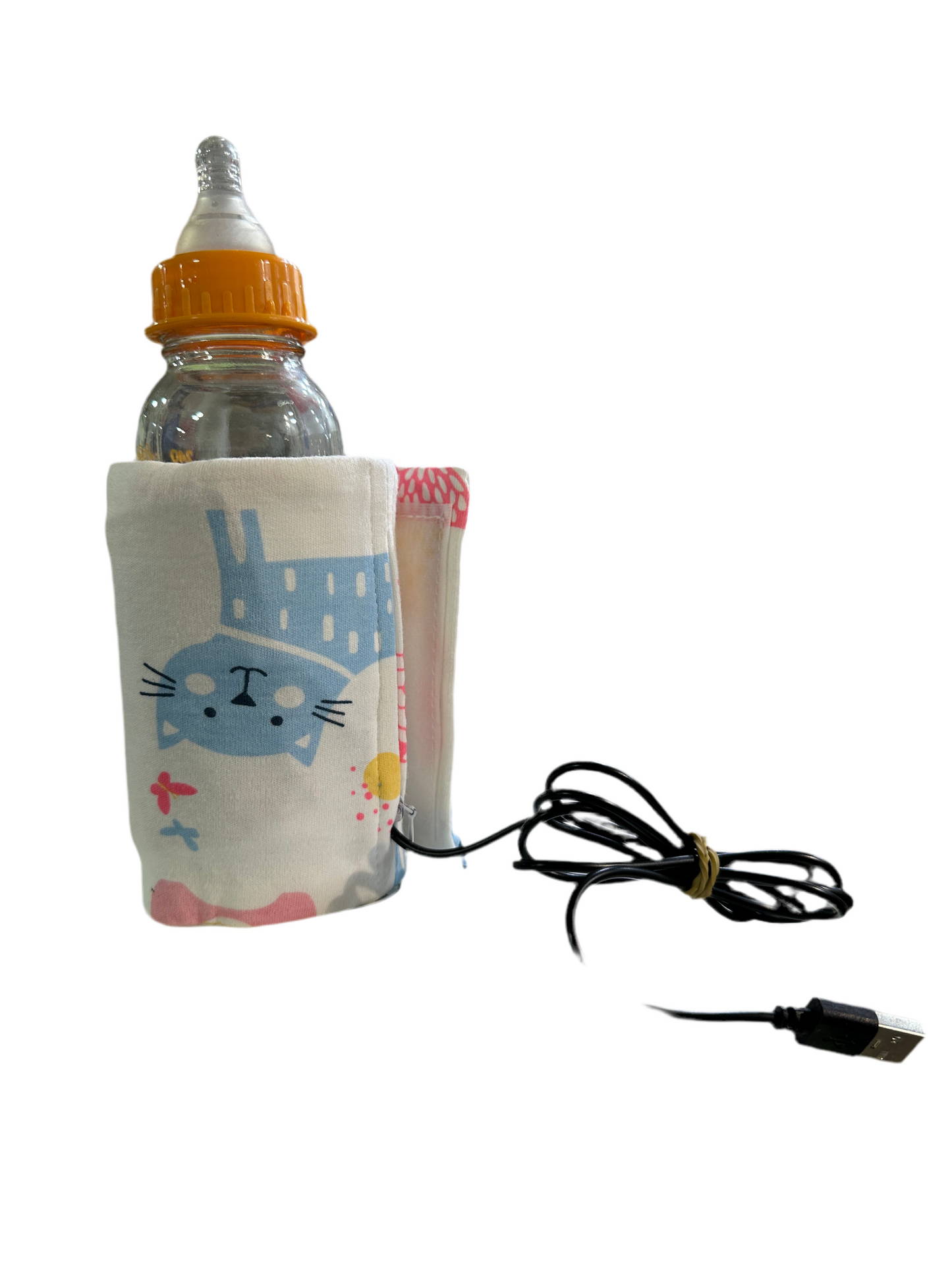 Calienta Mamadera Textil con USB