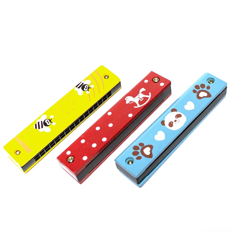 Armónica de Madera para Niños – Juguete Musical Educativo