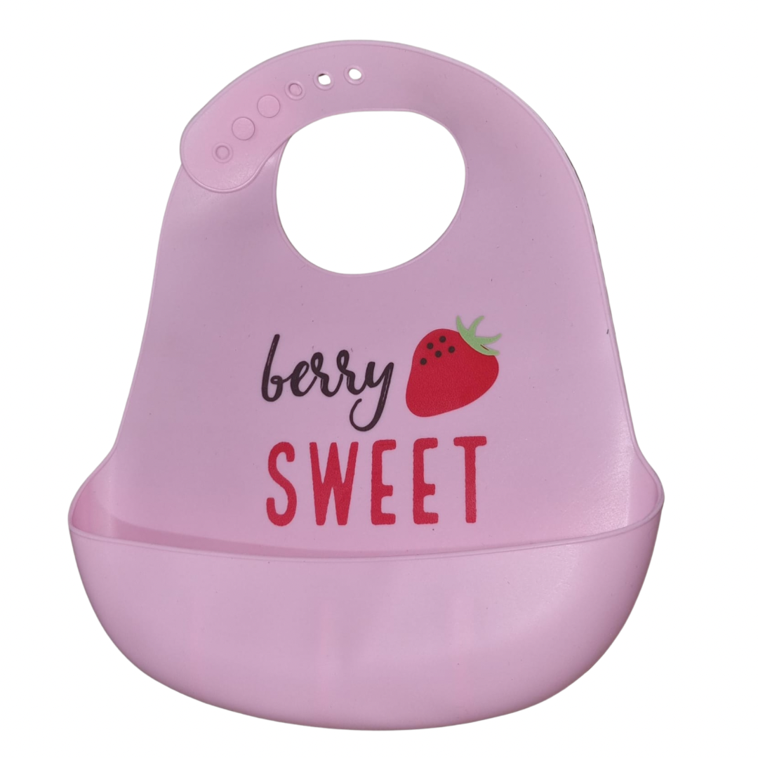 Babero de Silicona con bolsillo