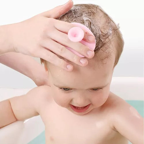 Cepillo de silicona suave para bebés con diseño seguro y libre de BPA