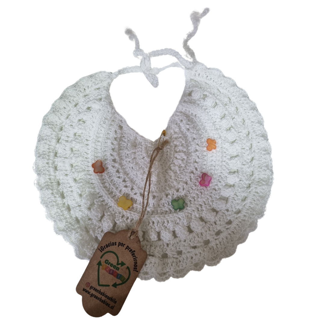 babero para bebé - producto hecho a mano