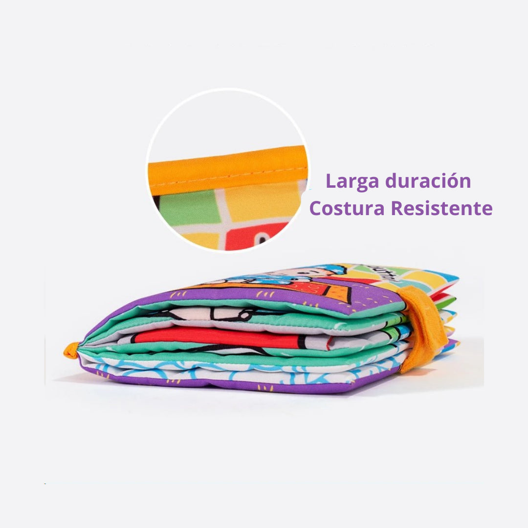 Libro de Tela para Estimulación Sensorial