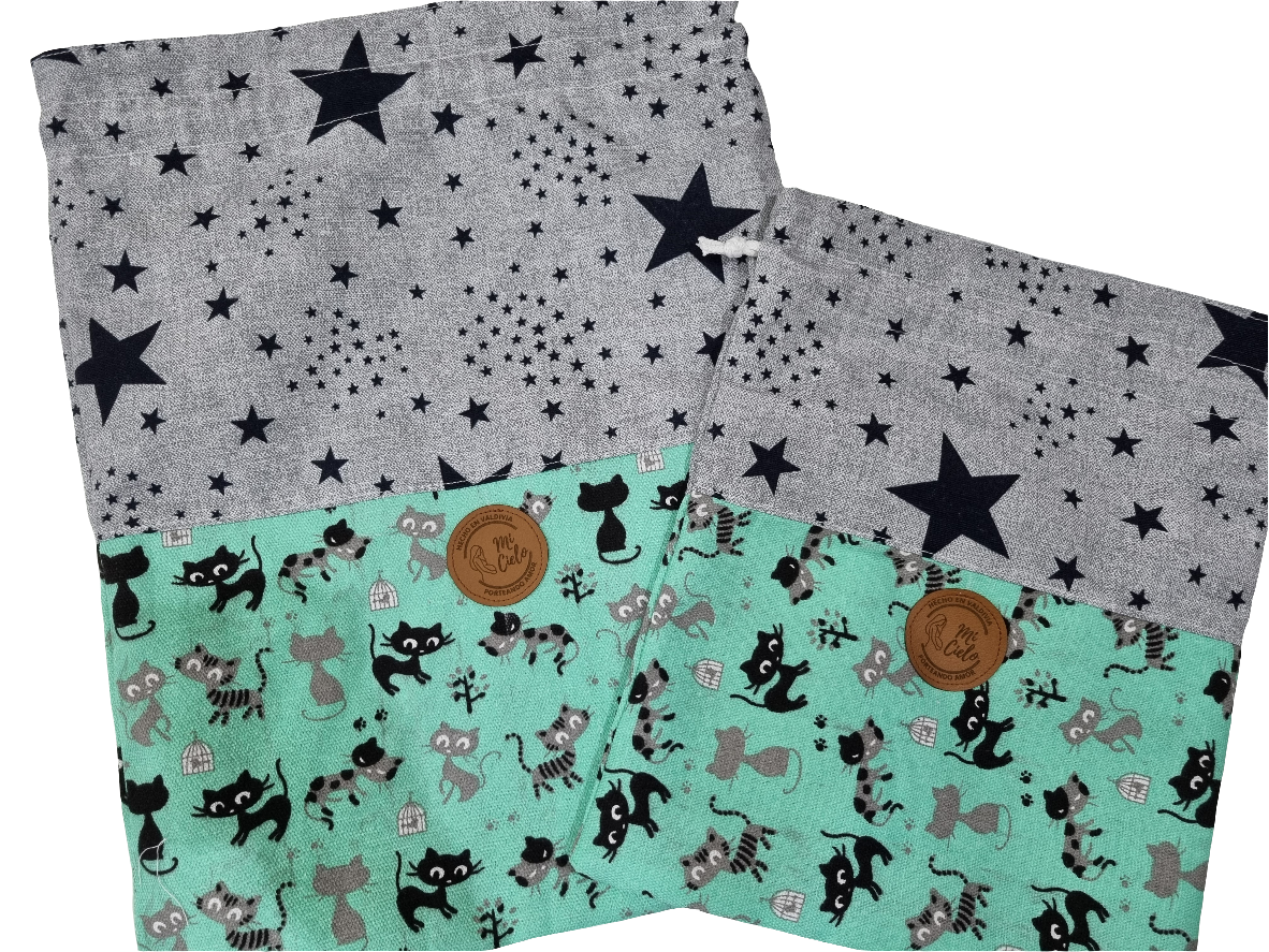 Pack Bolsitas Impermeables Mi Cielo para Sala Cuna y Jardín