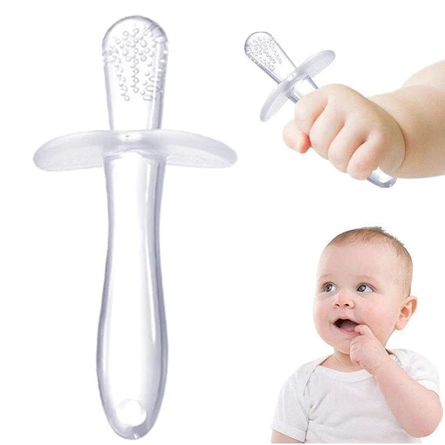 Cepillo anatómico para bebé, ideal para aliviar las encías durante la dentición