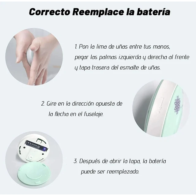 Lima para Uñas bebé Recargable
