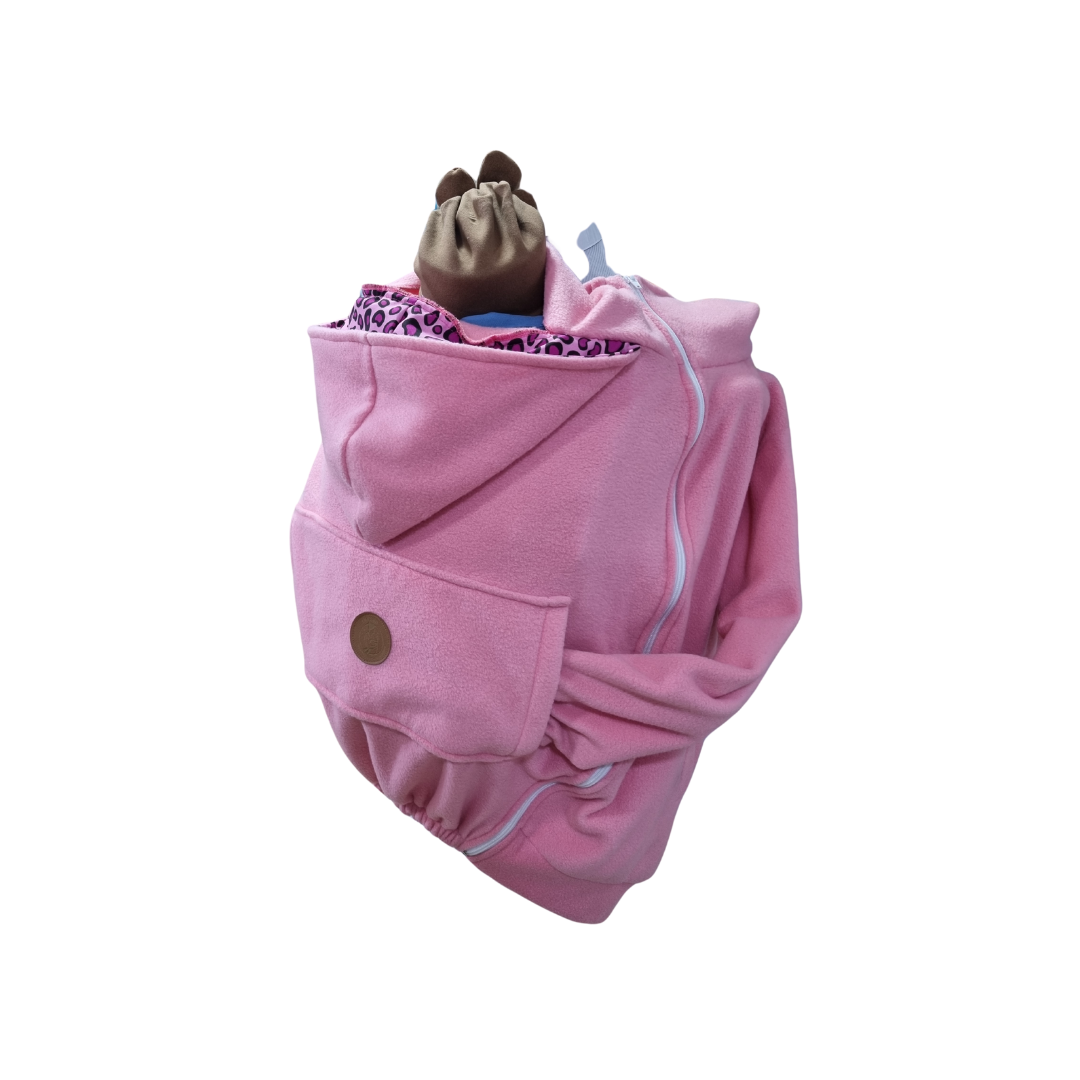 Broche de mochila en polerón para porteo con diseño cómodo y térmico