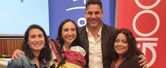 Mochila de porteo ergonómica, finalista en Nada Nos Detiene, con ajuste seguro