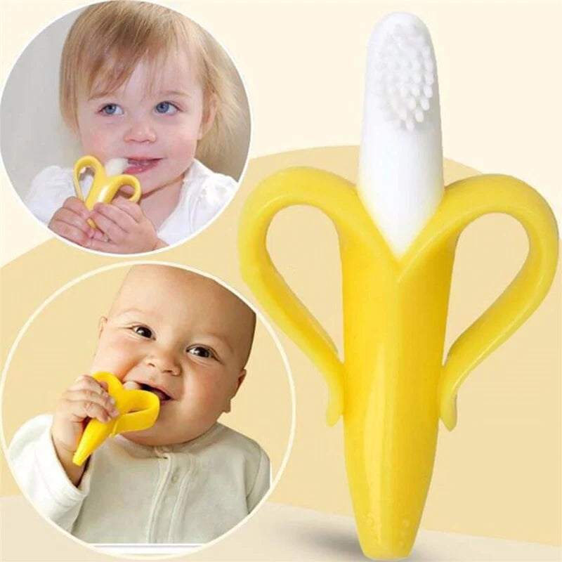 Mordedor cepillo dental para bebé Banana