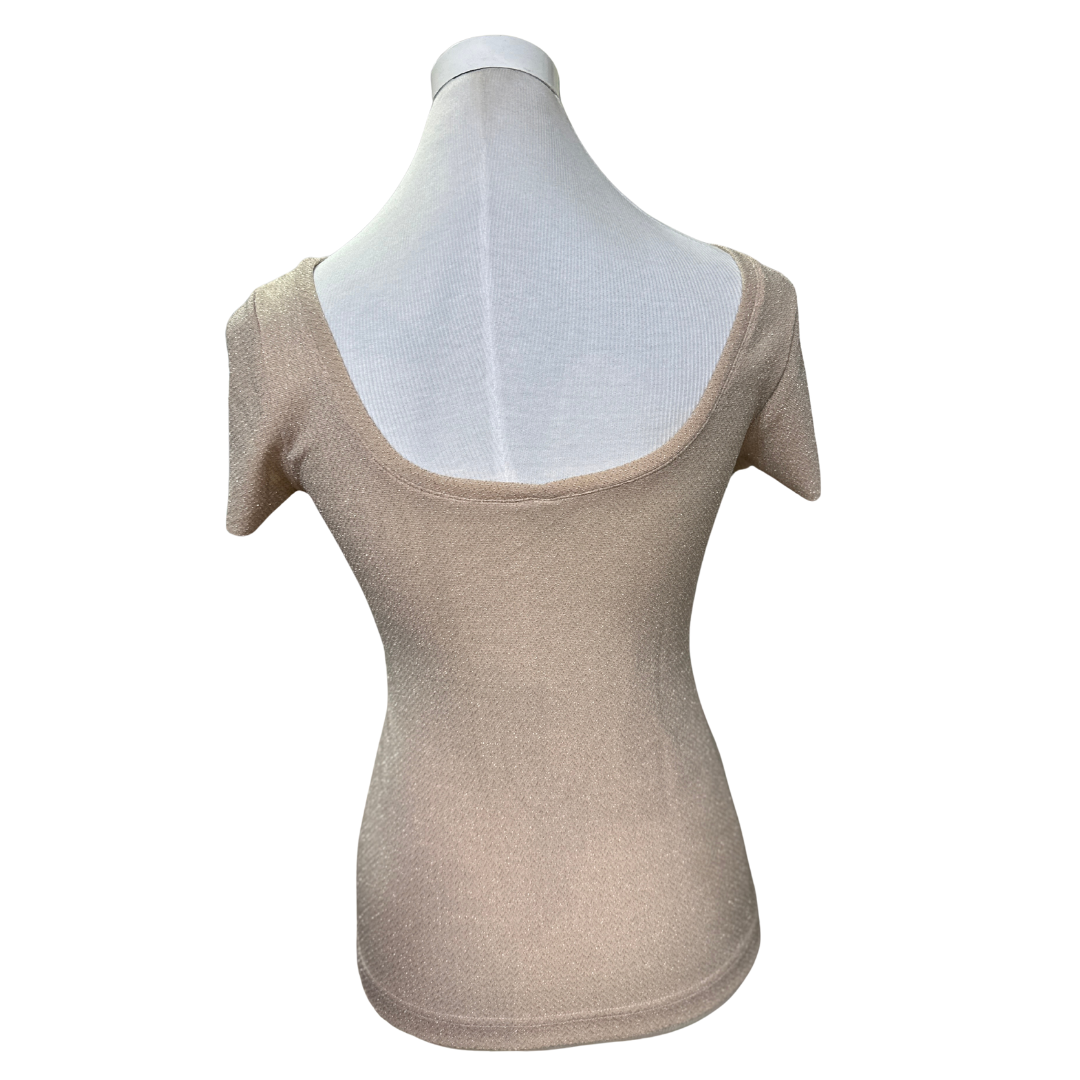 Polera de Lactancia con Brillos – Elegante, Fresca y Cómoda