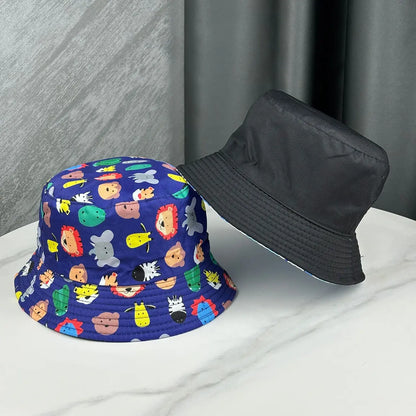 Gorro Reversible para Niños con Filtro UV | Protección Solar y Diseños Divertidos