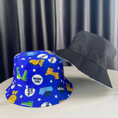 Gorro Reversible para Niños con Filtro UV | Protección Solar y Diseños Divertidos