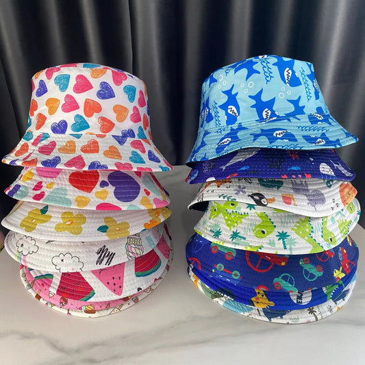 Gorro Reversible para Niños con Filtro UV | Protección Solar y Diseños Divertidos