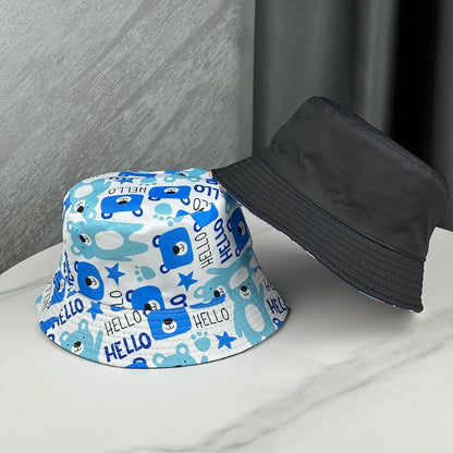 Gorro Reversible para Niños con Filtro UV | Protección Solar y Diseños Divertidos