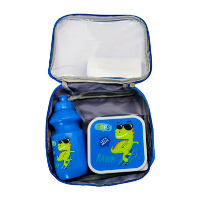 Set de Lonchera Infantil + Botella de Agua (3 Piezas)