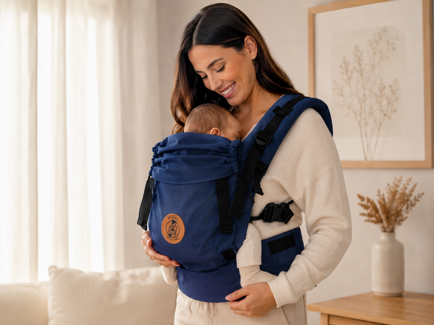 ONE COLOR Blue – Portabebé Ergonómico Evolutivo