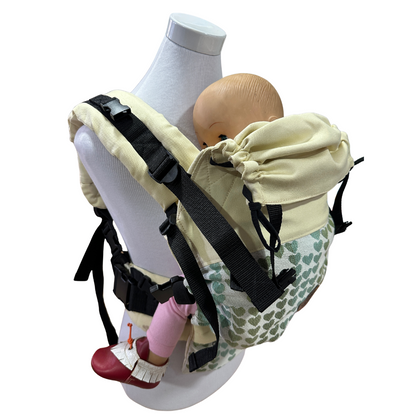 Mochila Primera Etapa Vainilla Fular Corazones