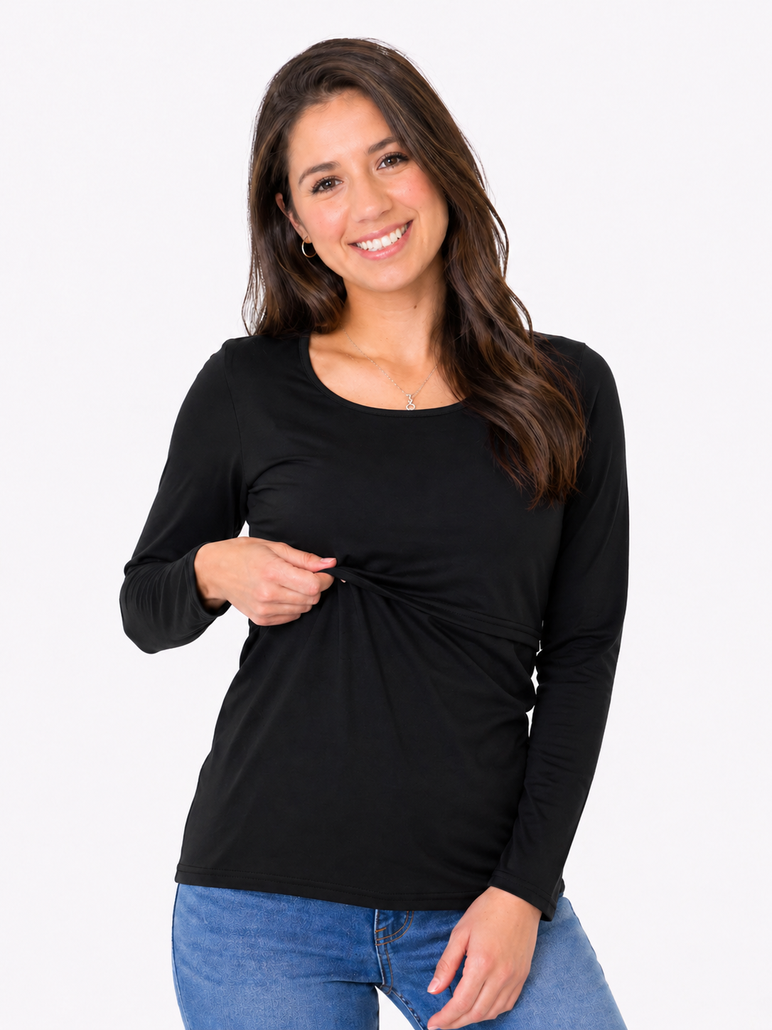 Polera de Lactancia Manga Larga Binibam