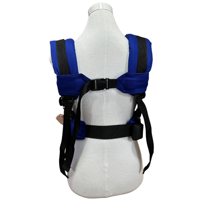 Mochila Primera Etapa Azul Rey fular lineal Celeste