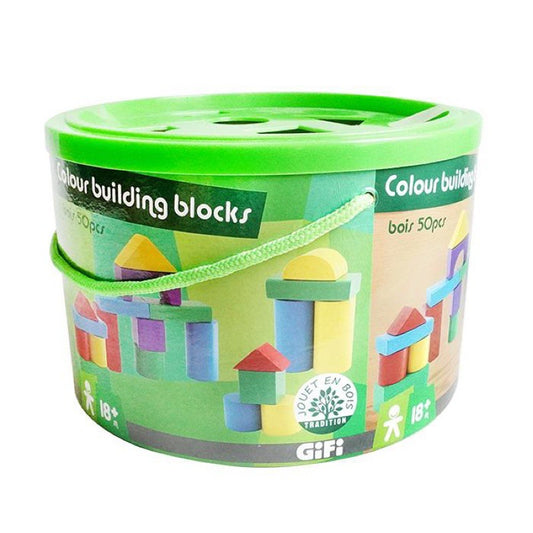 Bloques de Madera - Box 50 Piezas
