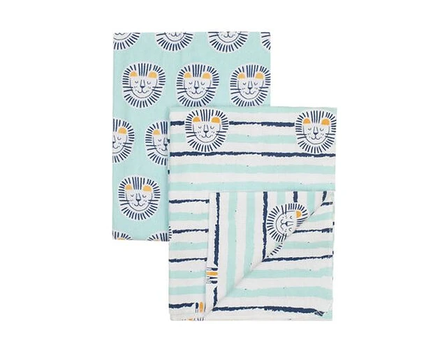 Set 2 Mantitas de Franela Bambino 100% Algodón