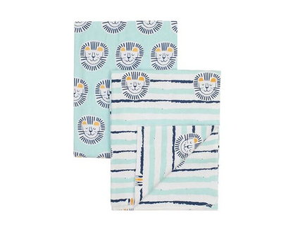 Set 2 Mantitas de Franela Bambino 100% Algodón