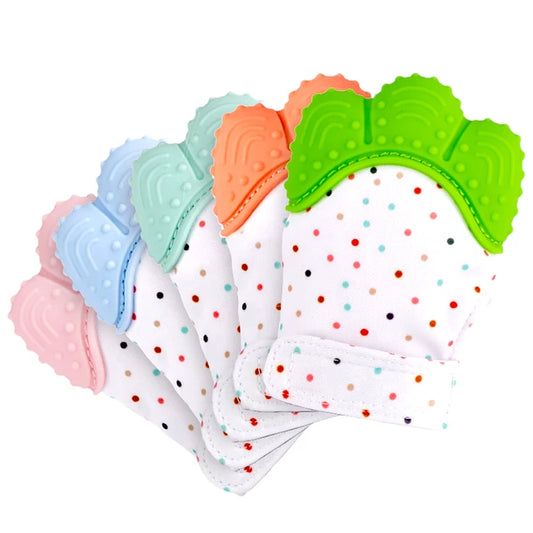 Guante Mordedor-Sonajero Diseño Garritas