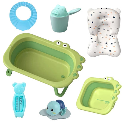 Combo Bañera Plegable más accesorios de baño