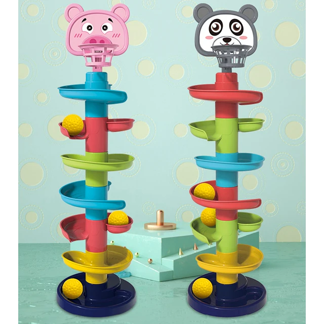 Torre de Canicas para Bebés – Juguete Educativo de Causa y Efecto