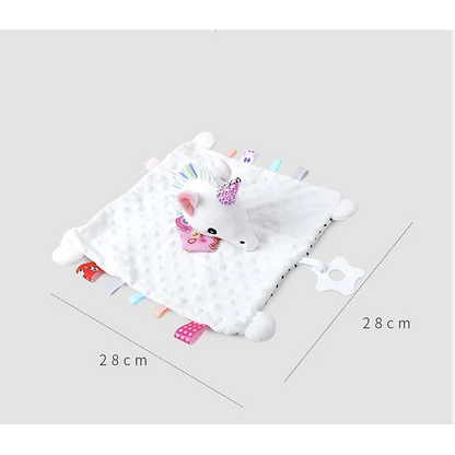 Toalla de Estimulación con Sonajero para Bebé