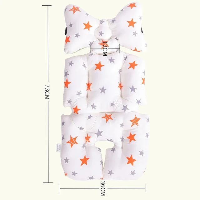 Cojín Universal para Coche de Bebé – Colchoneta Acolchada con Soporte para Cabeza