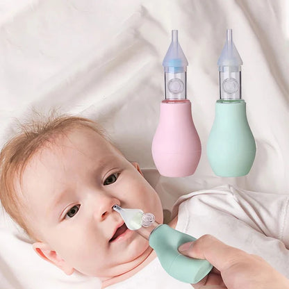 Aspirador Nasal para Bebé – Limpiador Nasal Suave y Seguro para Recién Nacidos