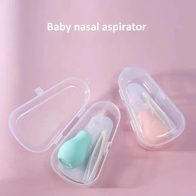 Aspirador Nasal para Bebé – Limpiador Nasal Suave y Seguro para Recién Nacidos