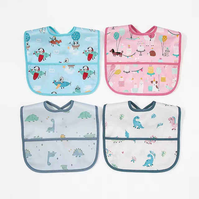 Babero Impermeable para Bebé con Broche – Protección Total en Cada Comida