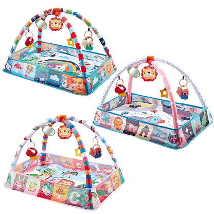 Gimnasio para Bebés – Alfombra de Actividades Multifuncional con Arco de Juegos