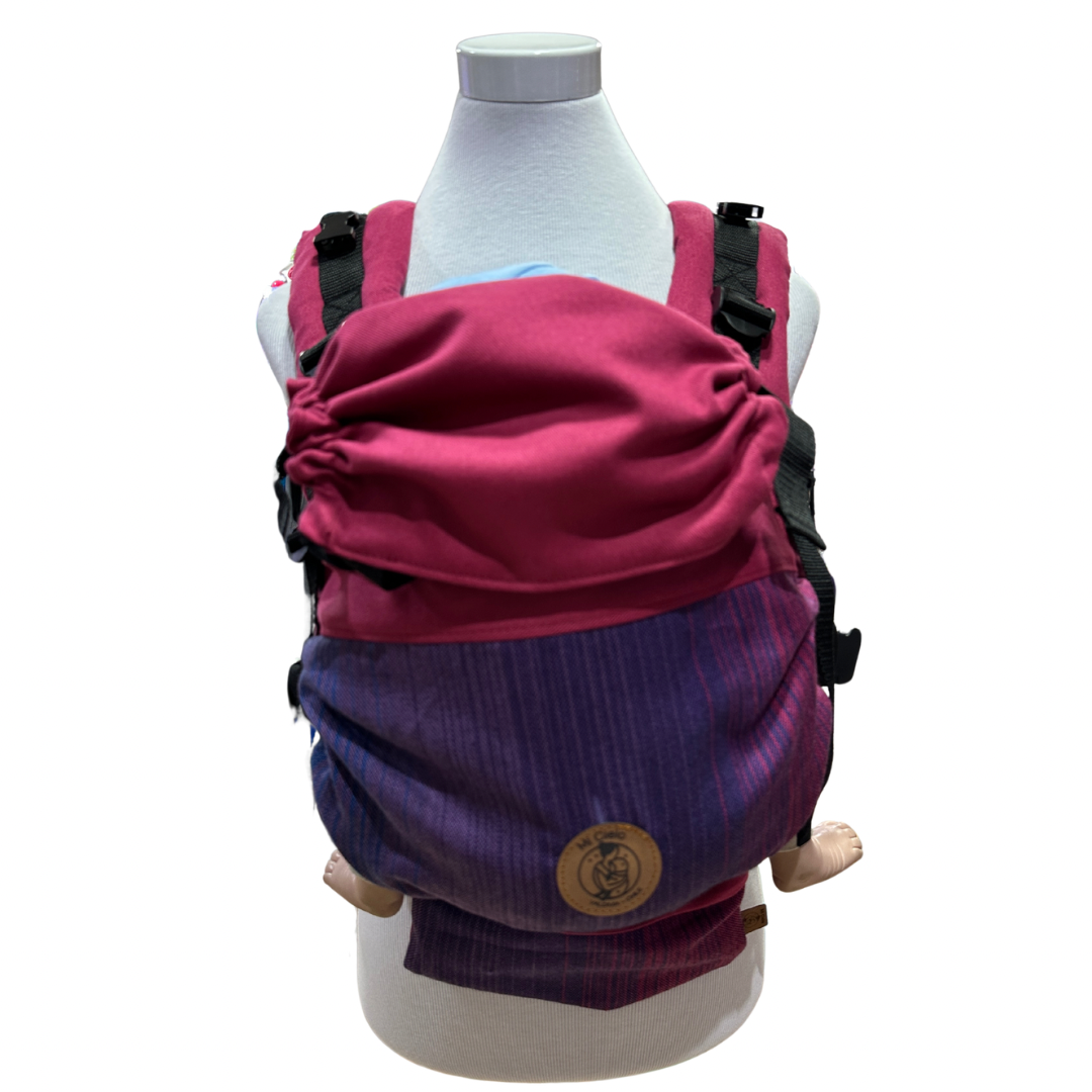 Mochila Primera Etapa Burdeos Fular Mora Intenso