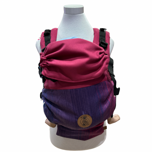 Mochila Primera Etapa Burdeos Fular Mora Intenso