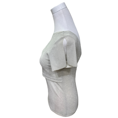 Polera de Lactancia con Brillos – Elegante, Fresca y Cómoda