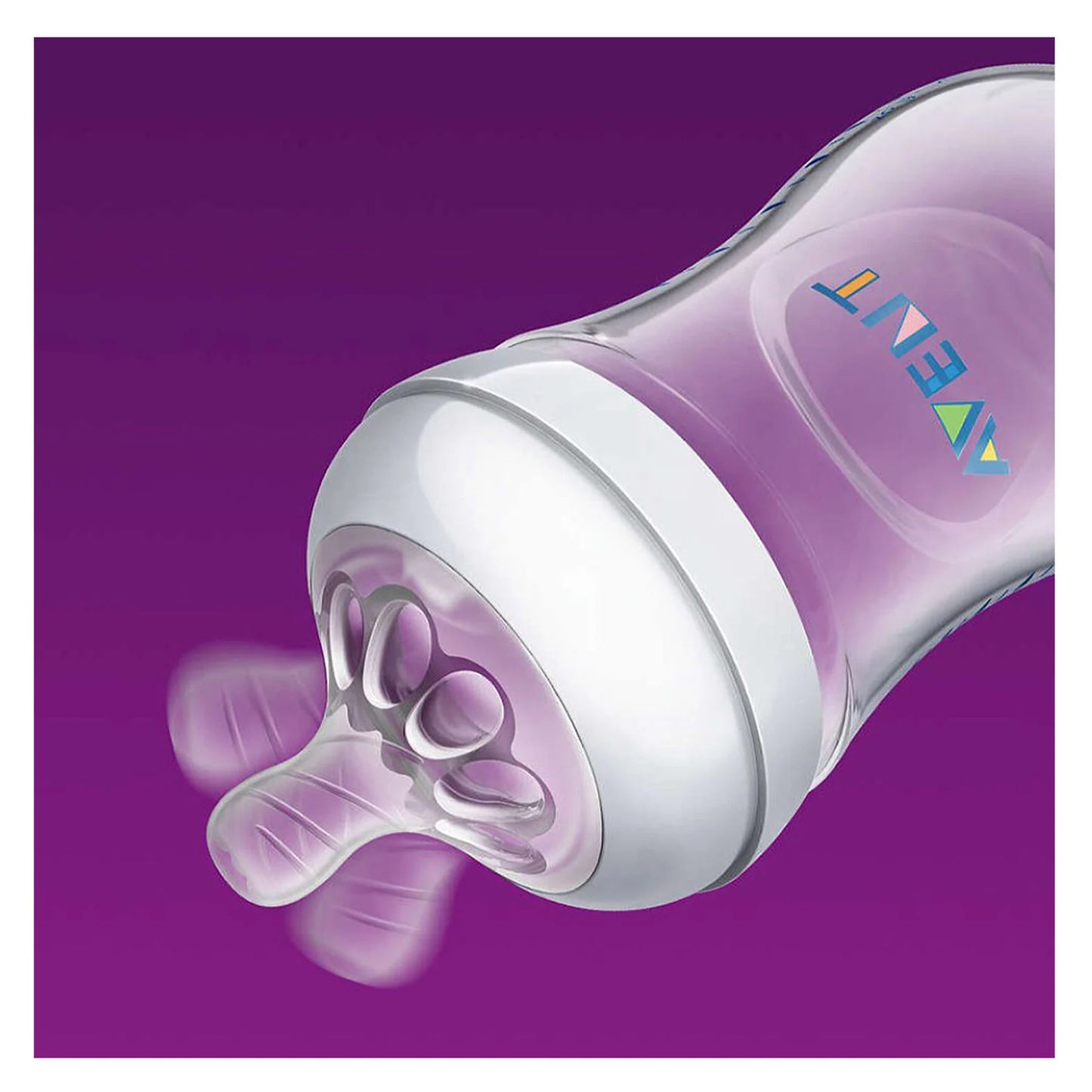 Mamadera Natural AVENT 125 ml – Alimentación Cómoda y Natural para tu Bebé