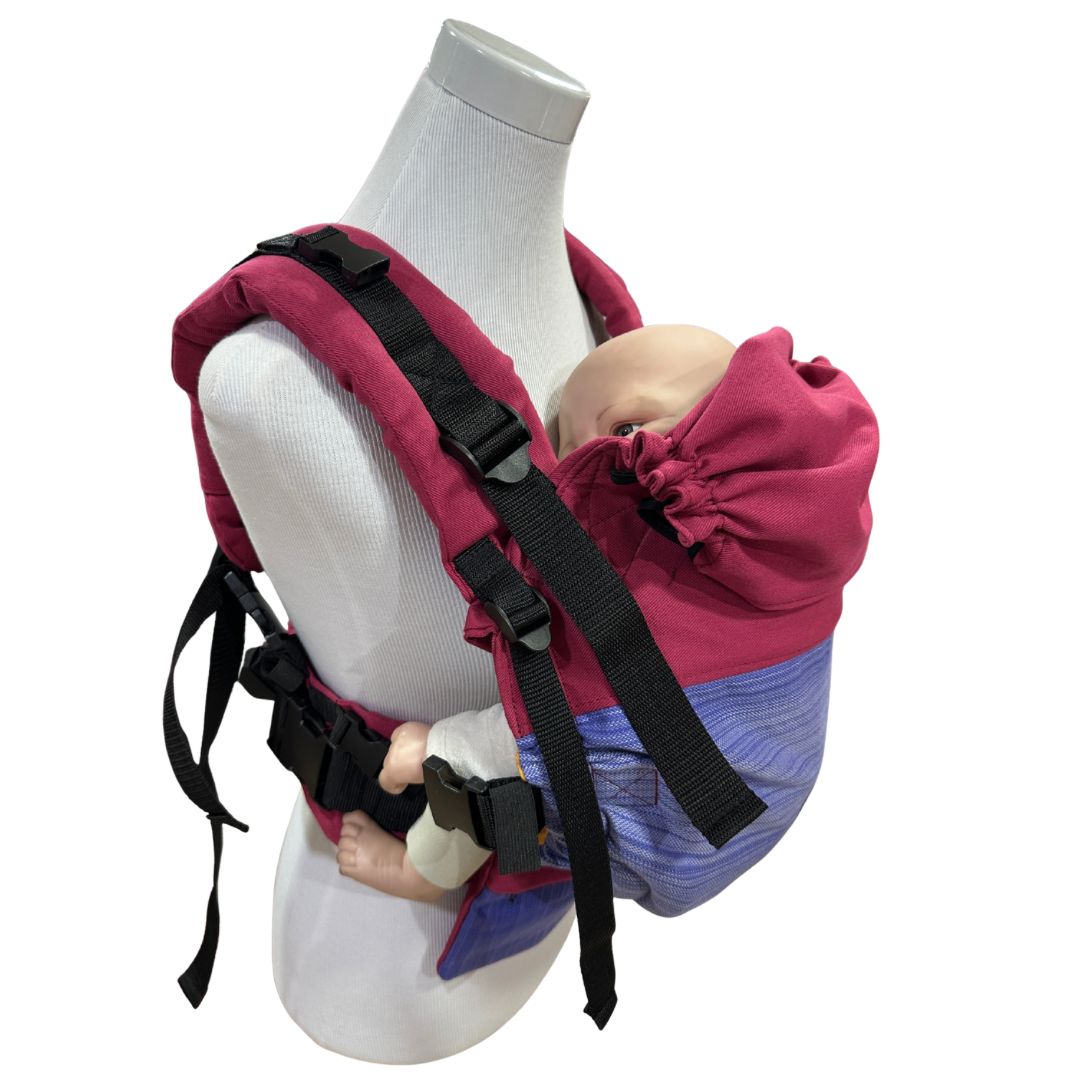 Mochila Primera Etapa Burdeos Fular Lila