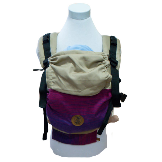 Mochila Primera Etapa Beige fular Magenta
