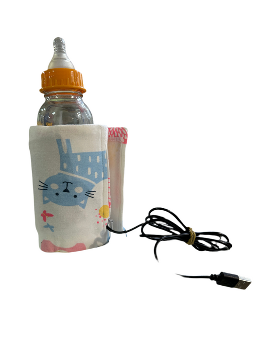 Calienta Mamadera Textil con USB