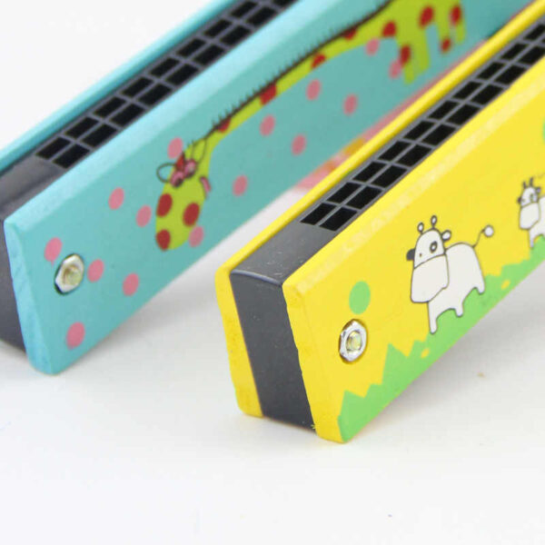 Armónica de Madera para Niños – Juguete Musical Educativo