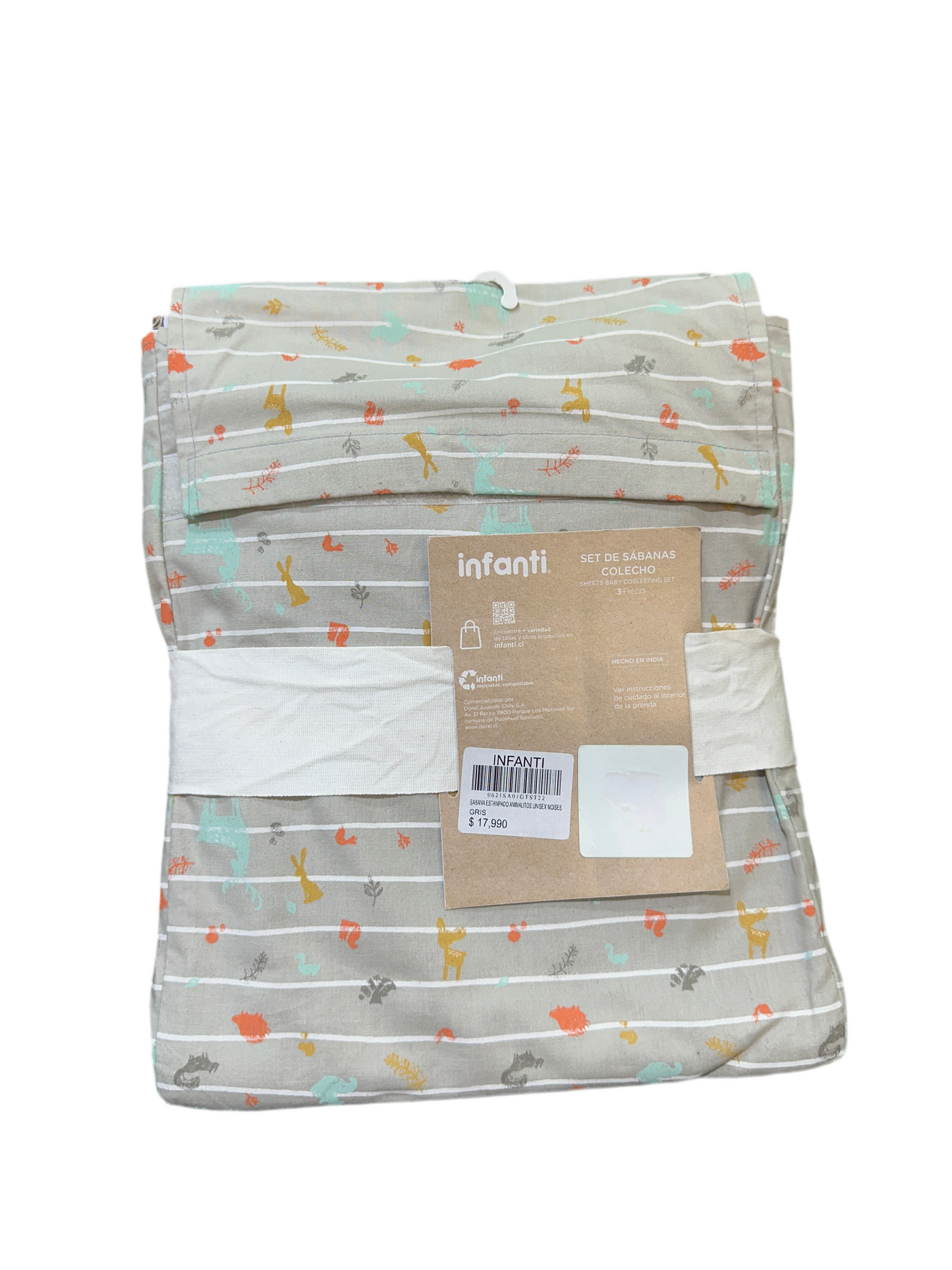 Set de Sábanas Colecho Infanti – 3 Piezas 100% Algodón