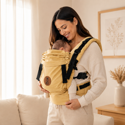 ONE COLOR Yellow - Portabebés Ergonómico Evolutivo